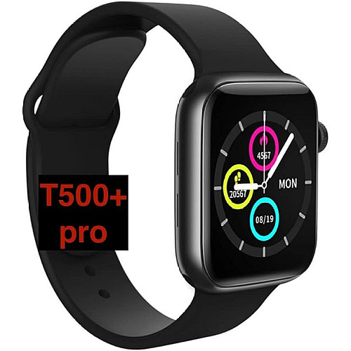 Умные сенсорные смарт-часы Band T500+ Pro Black (16081-hbr)