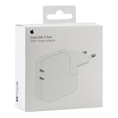 Сетевое зарядное устройство Apple Dual Type‑C PD25W/PD25W Total 50W 1:1 White