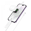 Бездротовий зарядний пристрій Hoco CW50 Fast 3-в-1 магнітний iWatch 2.5W/MagSafe 7.5W Type-C AirPods / iWatch 1–8 SE/SE2 Ultra Білий