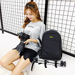 Рюкзак для фототехники Nikon универсальный водонепроницаемый Digital Черный (IBF073B2)