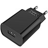 Сетевое зарядное устройство Borofone BA20A 5V / 2.1A Черный (1018)
