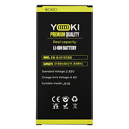 Аккумулятор высокой емкости Yoki EB-BJ510CBE для Samsung J510H Galaxy J510 2016