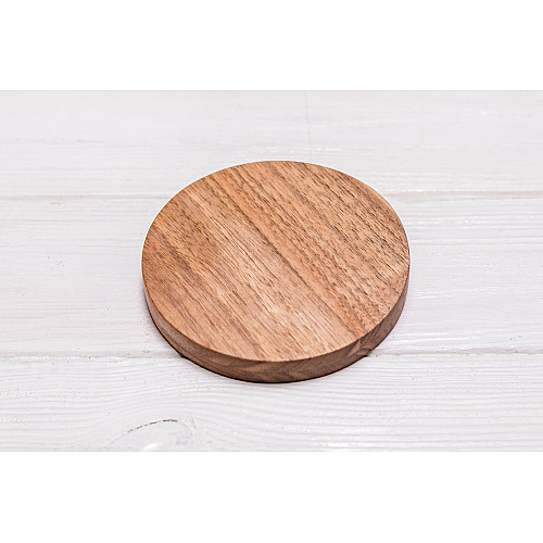Деревянная подставка с поддержкой беспроводной зарядки для смартфона EcoWalnut "iCharge"