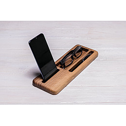 Держатель з дерева на робочий стіл ecoWalnut