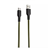 Кабель Proove Rebirth Type-C 2.4A 1м зелений