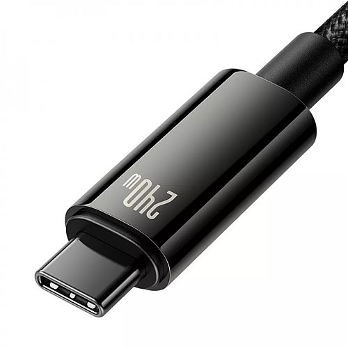 Кабель BASEUS Tungsten Gold Type-C до Type-C 240W 1м чорний
