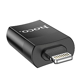 Адаптер перехідник OTG Hoco UA17 Lightning-USB 2.0 Black (31552_2906977)