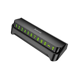 Парковкова автовізитка на панель автомобіля Hoco DPH02 Black