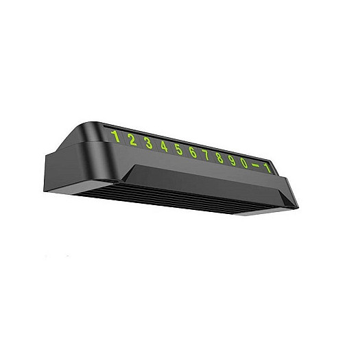 Парковкова автовізитка на панель автомобіля Hoco DPH02 Black