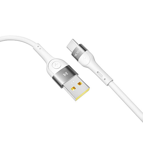 Кабель для зарядки USB Ridea RC-XS51 X-Silicone USB-Type C 60W 20V/3A 1.2 м Белый