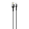 Кабель для зарядки USB Ridea RC-XS51 X-Silicone USB-Type C 60W 20V/3A 1.2 м Черный