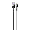 Кабель для зарядки USB Ridea RC-XS51 X-Silicone USB-Lightning 12W 5V/2.4A 1.2 м Черный