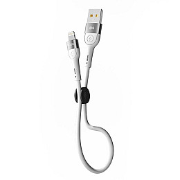 Кабель для зарядки USB Ridea RC-XS51 X-Silicone USB-Lightning 12W 5V/2.4A 0.25 м Белый