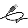 Кабель для зарядки и обмена данными USB Ridea RC-AI21 AirSiliconePro 60W 20V/3A USB-Type C 1 м Черный