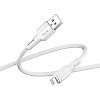 Кабель для зарядки и обмена данными USB Ridea RC-CO10 CommonPro 12W 5V/2.4A USB-Lightning 1 м Белый