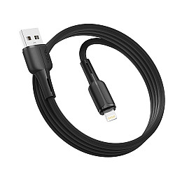 Кабель для зарядки и обмена данными USB Ridea RC-CO10 CommonPro 12W 5V/2.4A USB-Lightning 1 м Черный