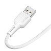 Кабель для зарядки и обмена данными USB Ridea RC-CO10 CommonPro 60W 20V/3A USB-МicroUSB 1 м Белый