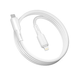 Кабель для зарядки и обмена данными USB Ridea RC-CO10 CommonPro 30W 10V/3A Type-C to Lightning 1 м Белый
