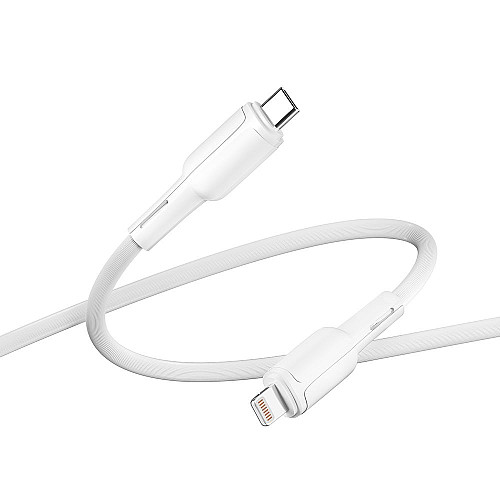 Кабель для зарядки та обміну даними USB Ridea RC-CO10 CommonPro 30W 10V/3A Type-C to Lightning 1 м Білий