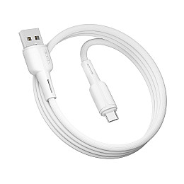 Кабель для зарядки и обмена данными USB Ridea RC-CO10 CommonPro 60W 20V/3A USB-Type C 1 м Белый