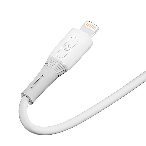 Кабель для зарядки и обмена данными USB Ridea RC-SI35 SiliconePro 12W 5V/2.4A USB-Lightning 1 м Белый