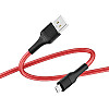 Кабель для зарядки и обмена данными USB Ridea RC-ST74 StablePro 60W 20V/3A USB-МicroUSB 1 м Красно-черный