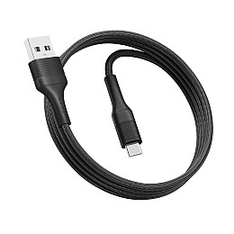 Кабель для зарядки и обмена данными USB Ridea RC-ST74 StablePro 60W 20V/3A USB-Type C 1 м Черный