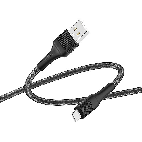 Кабель для зарядки и обмена данными USB Ridea RC-ST74 StablePro 60W 20V/3A USB-Type C 1 м Черный