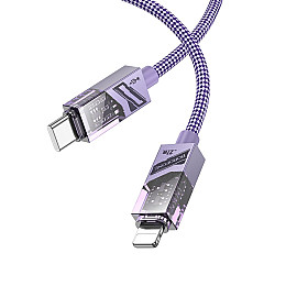 Кабель для зарядки и обмена данными USB Borofone BU42 Octavia PD27W Type-C to Lightning 1.2 м Violet