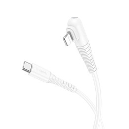 Кабель для зарядки и обмена данными USB Borofone BX105 Corriente PD27W Type-C to Lightning 1 м Белый