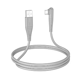 Кабель для зарядки и обмена данными USB Borofone BX105 Corriente USB-Type C 60W /3A 1 м Серый