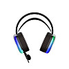 Повнорозмірні ігрові навушники Fantech HG29 Aurora 7.1 RGB LED USB 2.0 2 м Чорний (33910_3323472)