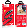 Кабель для зарядки та передачі даних USB Hoco U126 Lantern PD27W Type-C to Lightning 1.2 м Black