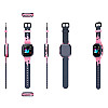 Наручные смарт-часы детские Aishi Q15 с функцией звонка 4G и GPS Pink (16419-hbr)
