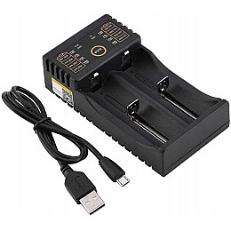 Зарядное устройство LiitoKala Lii-202 для аккумуляторов Li-Ion/LiFePO4/Ni-Mh с функцией PowerBank