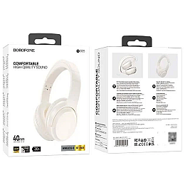 Беспроводные наушники Borofone BO25 Bluetooth White