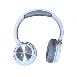 Бездротові навушники RIAS WH220 Bluetooth з функцією FM-радіо White