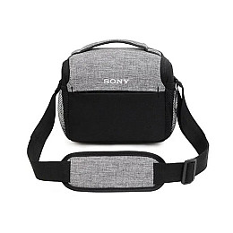 Сумка для фотоаппарата Sony 23x13x19см Digital Средняя Черная с серым ( IBF076SB3 )