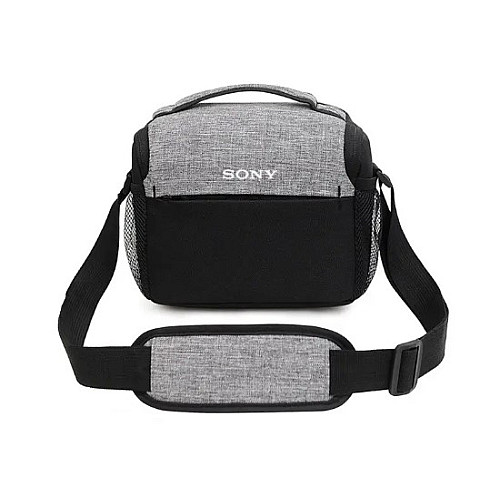 Сумка для фотоаппарата Sony 23x13x19см Digital Средняя Черная с серым ( IBF076SB3 )