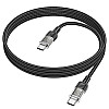 Кабель для зарядки та передачі даних USB Hoco U129 Spirit PD 60W 20 В / 3 А Type-C to Type-C 1.2 м Black
