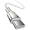 Кабель BASEUS Cafule metal Type-C to Type-C 100W 1м білий
