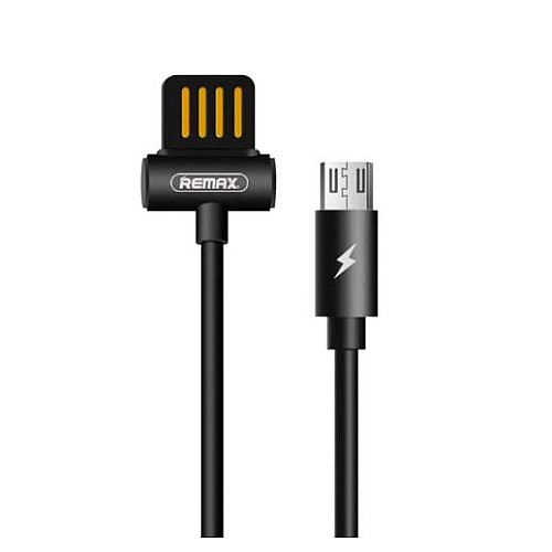 Кабель USB Remax RC-082 м Waist Drum 2.1A USB-МicroUSB 1 м Black
