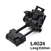 Удлинене NVG кріплення для ПНВ з DOVETAIL Wilcox L4G24 long edition чорний (100981-L)
