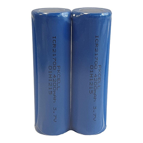 Аккумулятори PkCell ICR21700 3.7V 4200mAh Li-Ion 2шт
