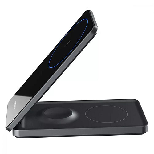 Бездротовий зарядний пристрій Proove Metal Edge 3 в 1 сірий