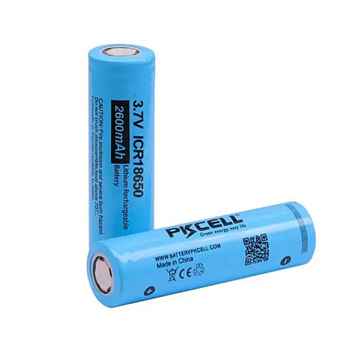 Акумулятори PkCell ICR18650 3.7V 2600mAh Li-Ion 2шт