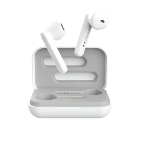 Наушники бездротові Bluetooth Trust Primo Touch True Wireless White