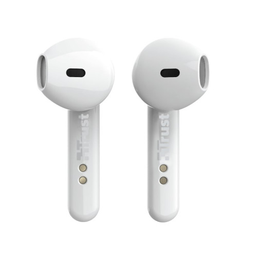 Наушники бездротові Bluetooth Trust Primo Touch True Wireless White