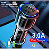 Автомобільне зарядне пристрій CWa USB - Type-C QC 3.0 Black (Н051037)