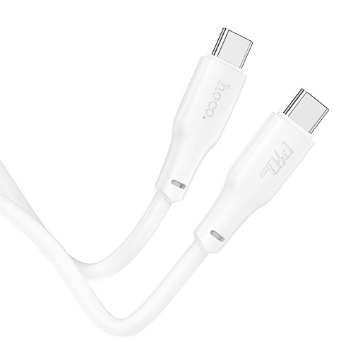 Кабель USB Hoco X93 Force fast charging 240W Type-C to Type-C 1 м White